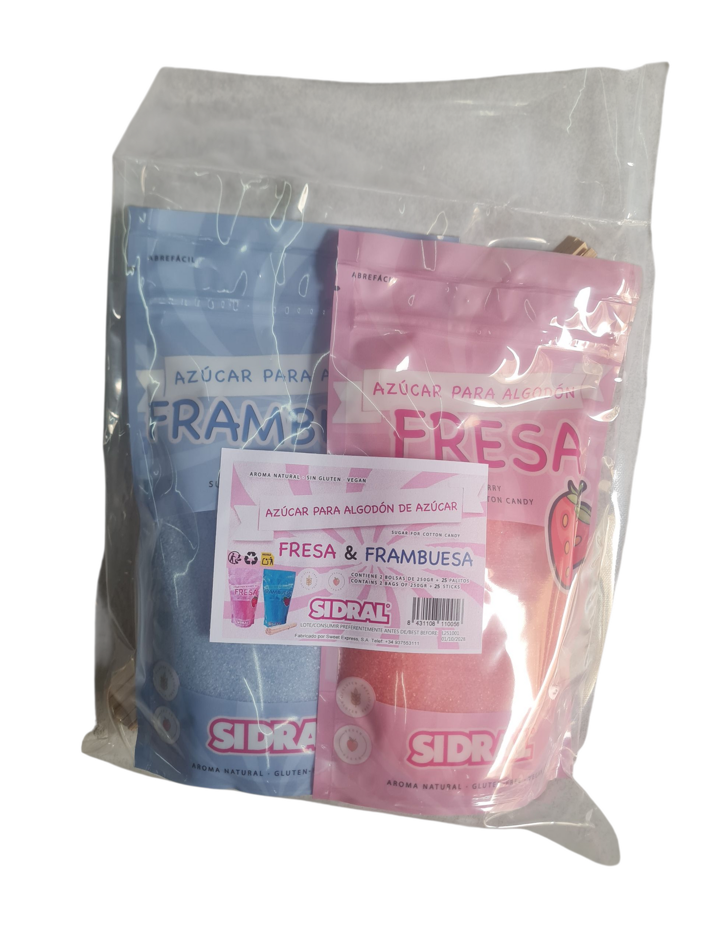 Recambio de Azúcar para Algodón Sidral