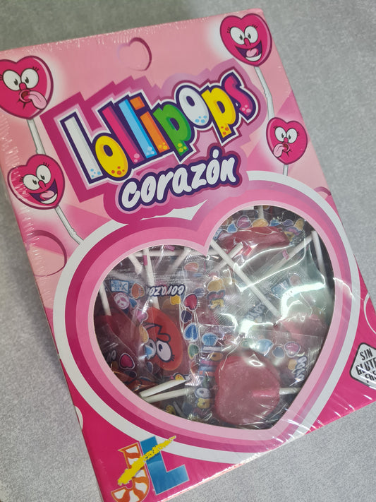 Lollipops Corazón 110 uds