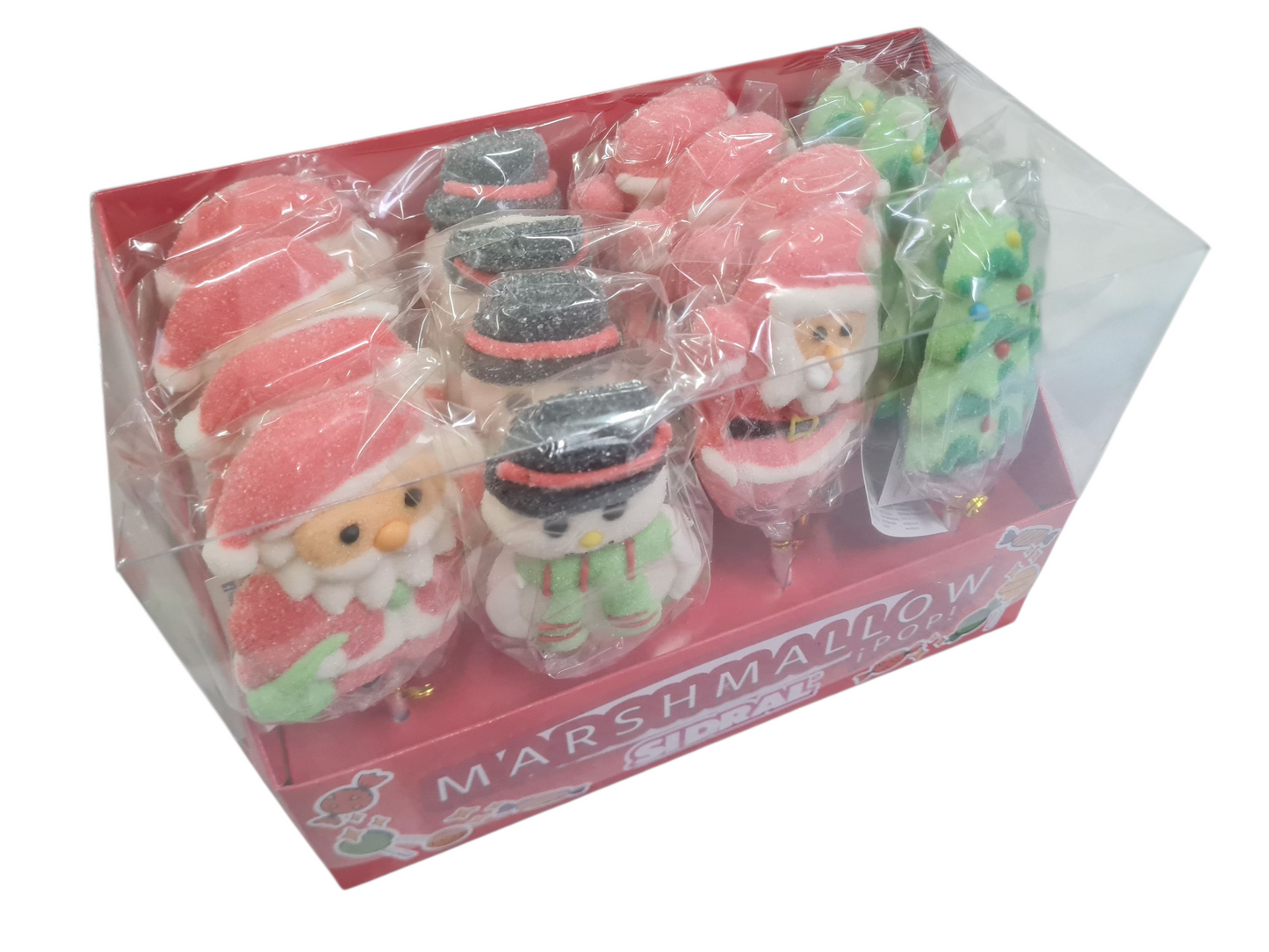 Piruletas Christmas Marsmallow ¡POP! 16 uds