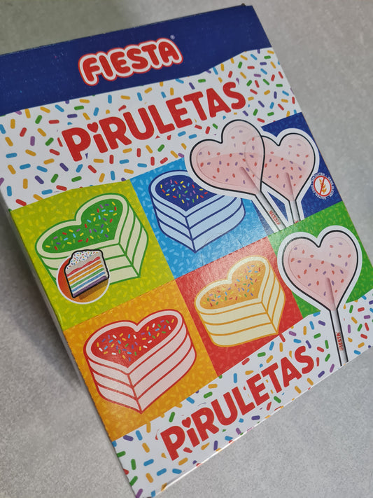 Piruletas Confeti Fiesta 80uds