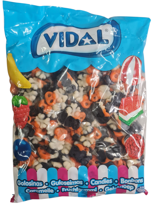 Calaveras Piratas Brillo 250 uds