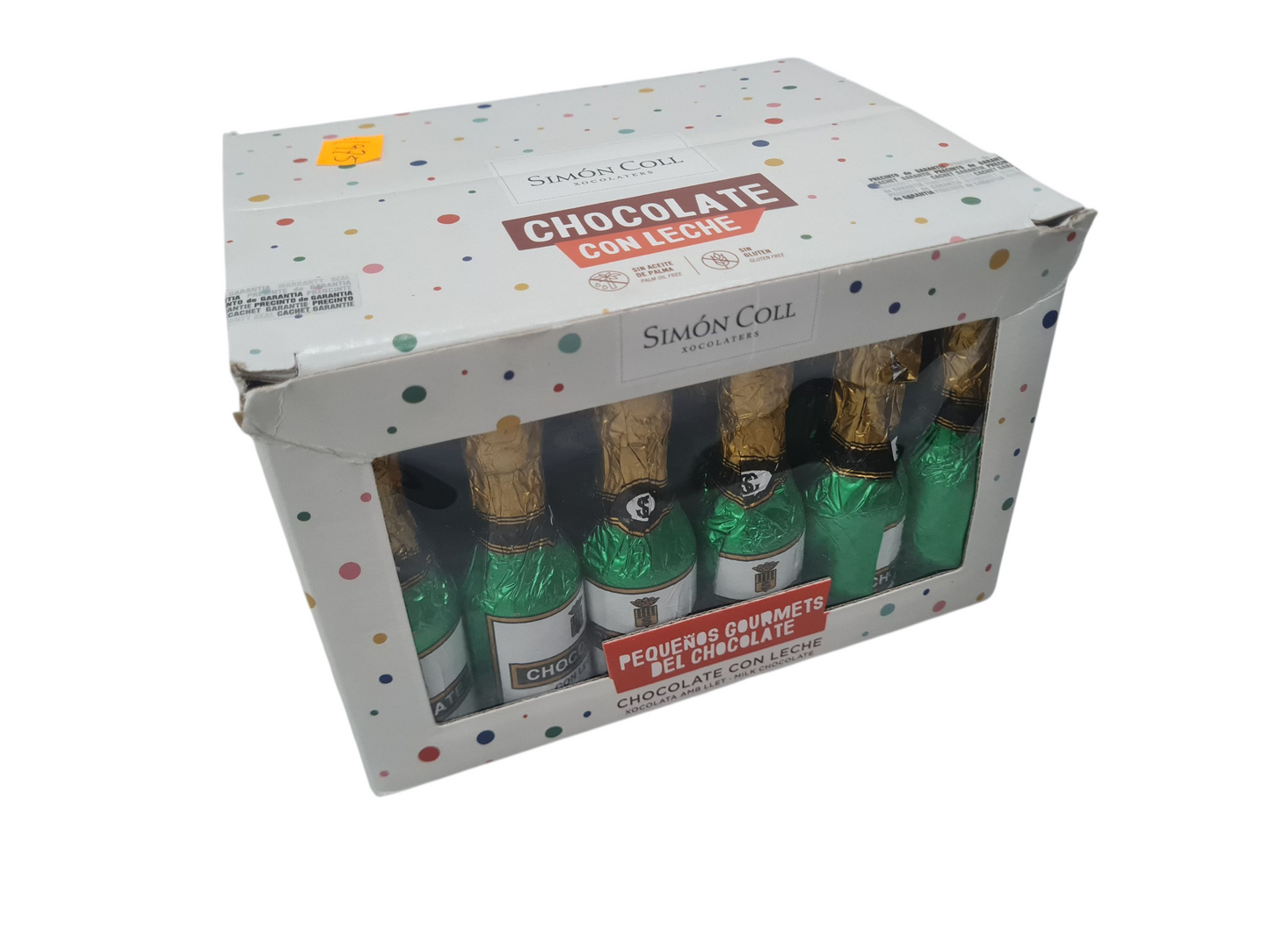 Botellas Champagne de Chocolate Simón Coll 30 uds