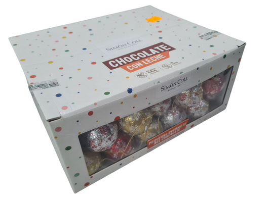 Bolas de Chocolate para Navidad Simón Coll 60 uds