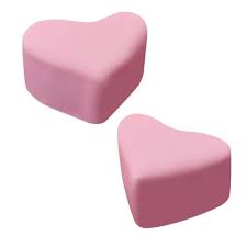 Corazones Fresa estuche 75 uds