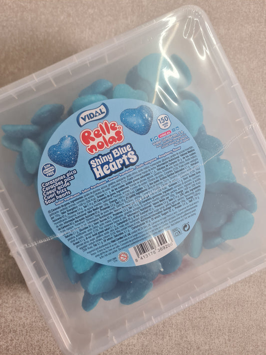 Shiny Blue Hearts Rellenolas 150 uds.