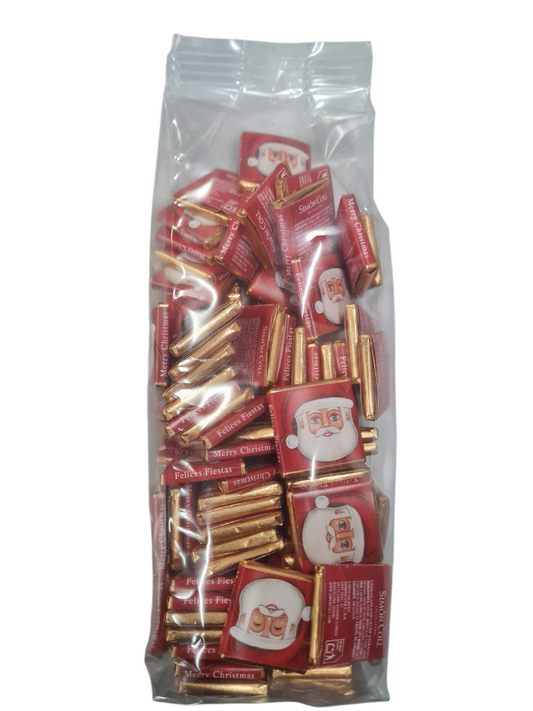 Chocolatinas Napolitanas Papá Noel Simón Coll 100 uds