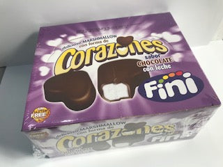 Corazones chocolate